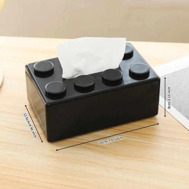 Building Block Tissue Box – Fun Desktop Dispenser for Home, Office & Gifts