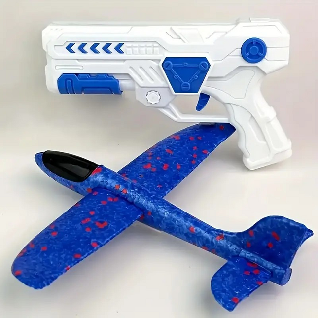 Foam Glider Launcher Toy – One-Click Airplane Shooter for Kids