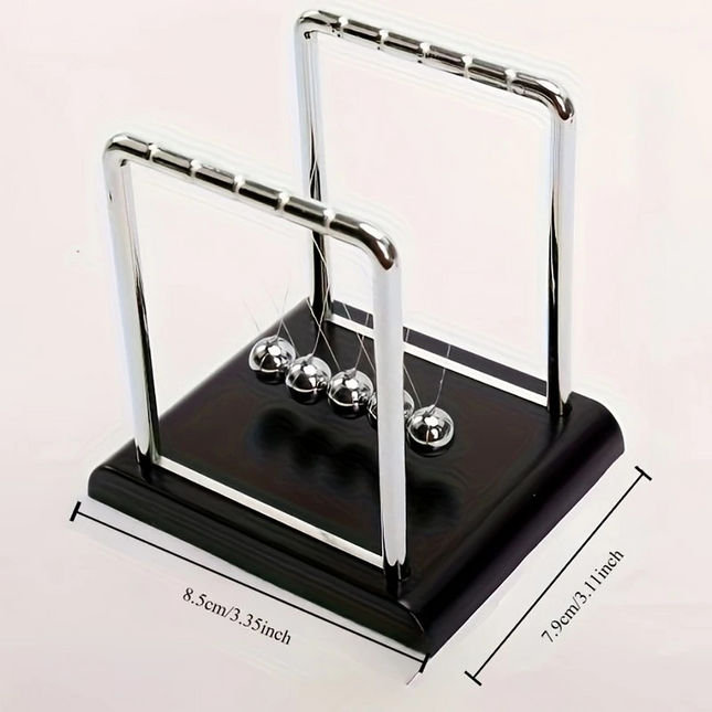 Mini Newton’s Cradle – Small Stainless Steel Balance Ball Desk Toy