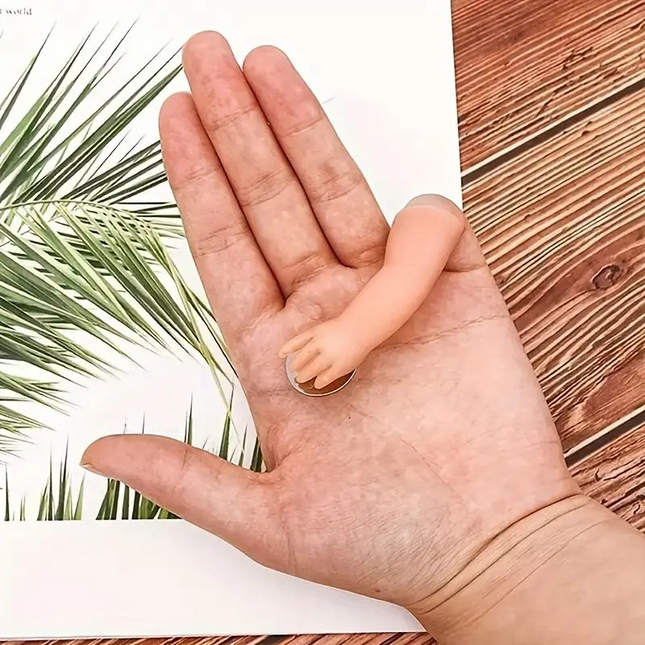 Rubber Magic Finger Prop – Hidden Coin Trick for Gags and Illusions