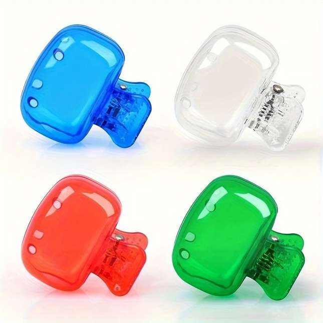 Toothbrush Head Covers – 4-Pack Travel Storage Caps in Random Colours
