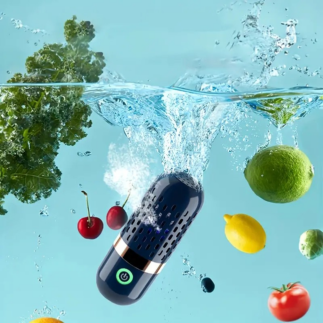 EcoClean USB Rechargeable Fruit & Vegetable Washer – Portable Food Cleaner for a Healthier Kitchen! 🥦🍎💦
