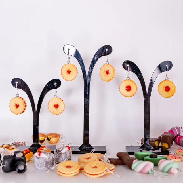 Shrewsbury Dangles – Handmade Polymer Clay Earrings by Bellamerclay