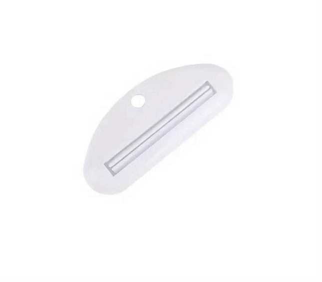 2pcs Easy-Squeeze Toothpaste Dispenser Clips – Waste-Reducing Bathroom Tool for Tubes (White)
