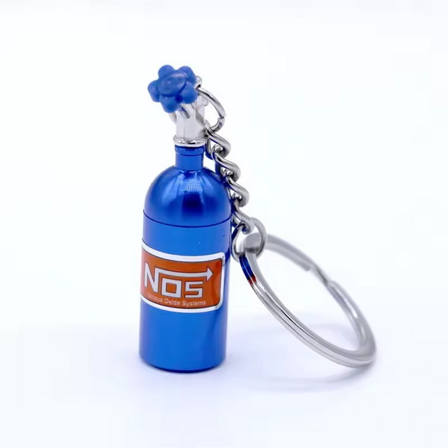 NOS Turbo Nitrogen Bottle Keychain