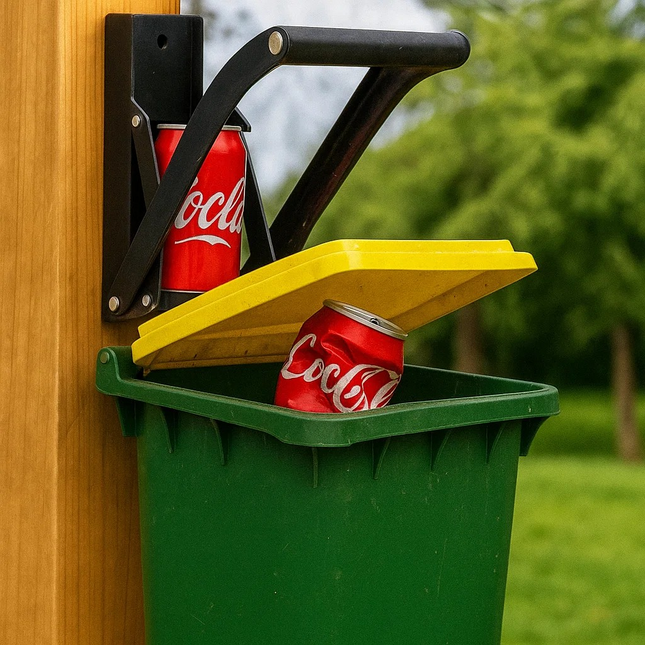 Wall Mounted Metal Can Crusher – Heavy-Duty Aluminium Can Smasher for Recycling