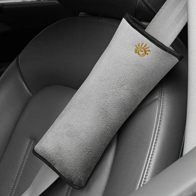 Kids Seat Belt Cover Cushion – Soft Velvet Strap Pad for Car Travel