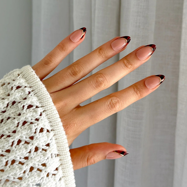 Leopard Tip Gel Press-On Nails by Pressing Nails New Zealand at pressingnails.com