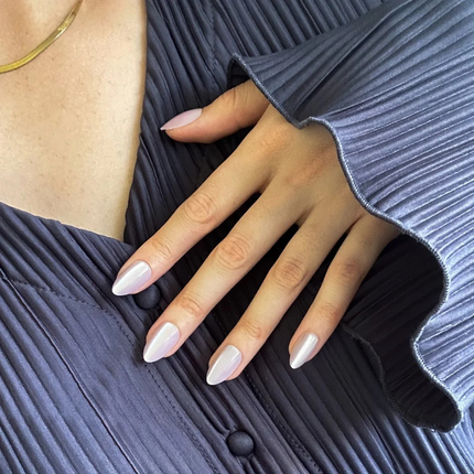 Rare Metallic Gel Press-On Nails by pressing nails a small nz business