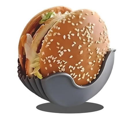Reusable silicone burger holder keeping burger neat clean BBQ accessory NZ