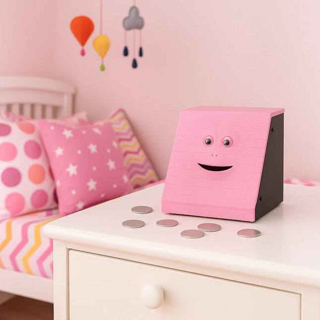 Fun Face Money Box – Moving Mouth Piggy Bank for Kids