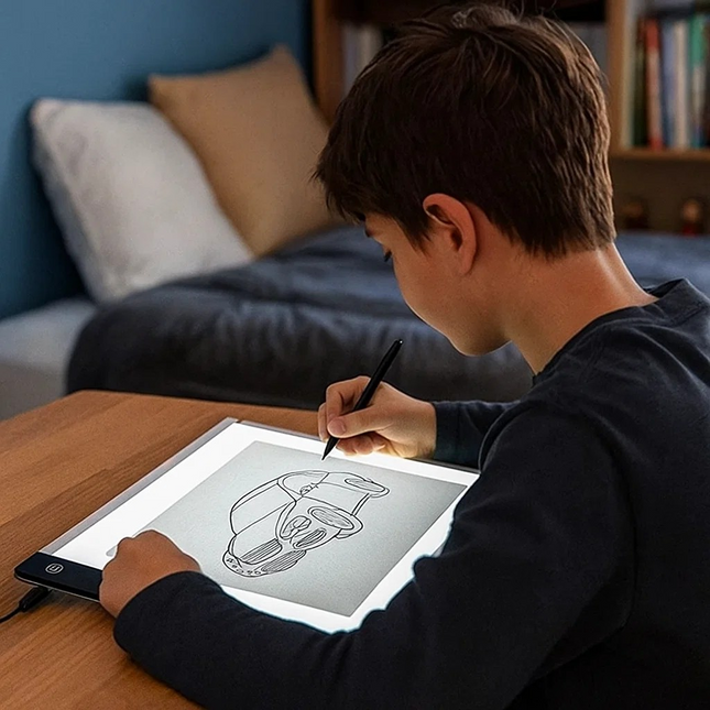 backlit trace board for sketes