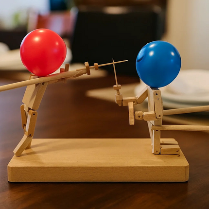 wood sword fighting balloon game