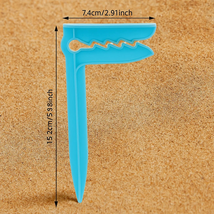 Beach towel peg on the sand – large plastic clip to secure towels and picnic blankets outdoors – Lowkey.co.nz New Zealand gift store