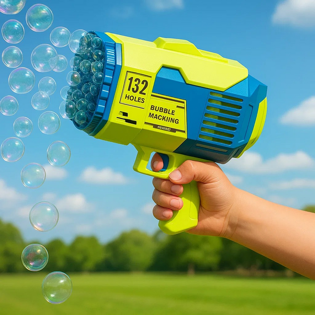 bubble gun 132 hole green