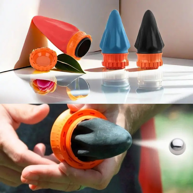 High-Stretch Elastic Launch Toy with Clay Beads – Outdoor Activity Set for Adults & Camping Fun (Random Colour)