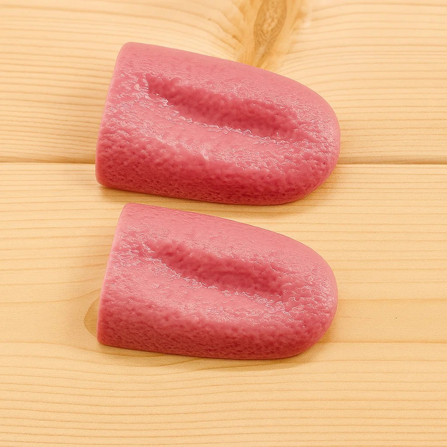 fake tongue prop 2pc pink realistic 