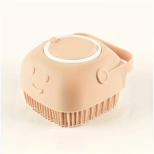 Silicone Pet Shampoo Brush – Grooming & Massage Tool for Dogs and Cats
