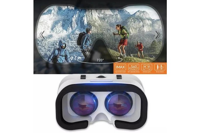 VR Headset with Ventilation – Fits 11.9–15.2cm Phones