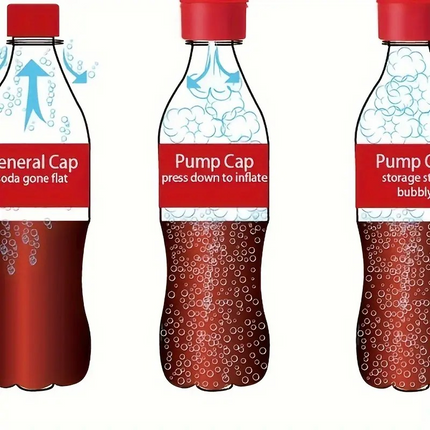 Vacuum Soda Bottle Lid – Airtight, Reusable Beverage Cap for Freshness & Leak-Proof Storage