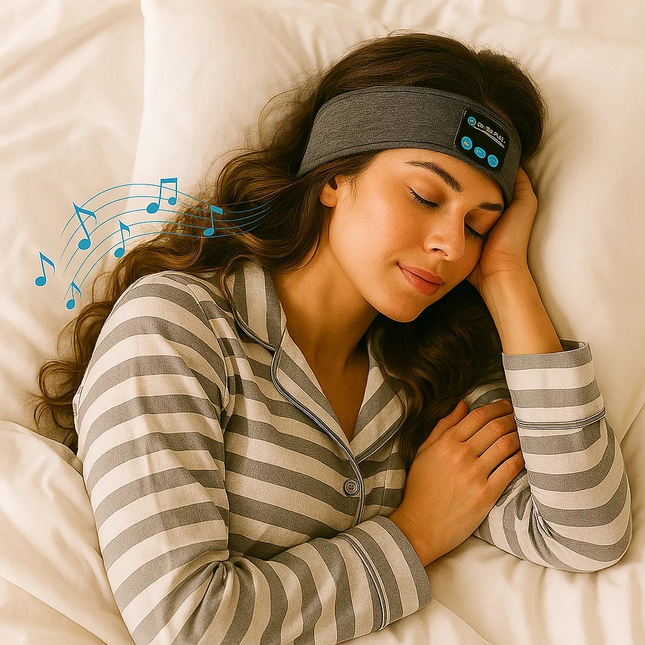 Bluetooth 5.0 Earphones Sports Sleeping Headband Elastic