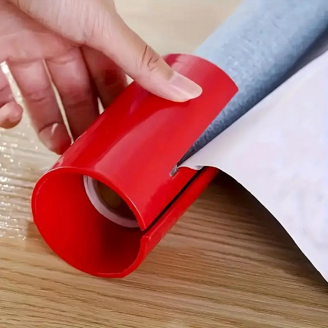 Gift Wrapping Paper Cutter – Easy Slide Tool with Flexible Hinge & Safety Lip