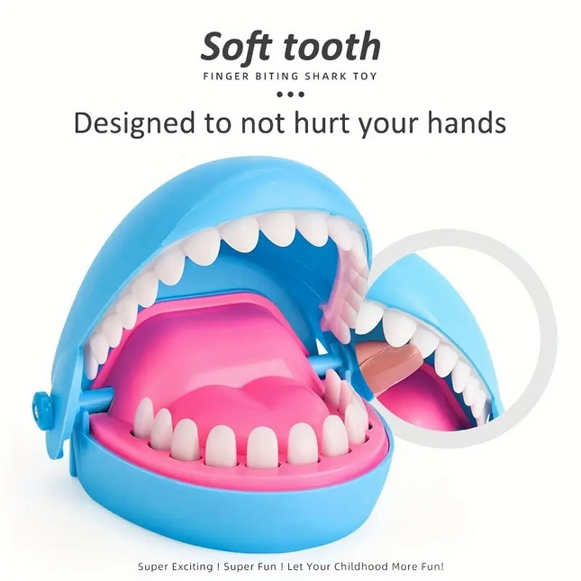 Interactive Shark Finger Bite Toy – Fun Trick Game for Kids & Focus-Boosting Play! 🦈😂✨