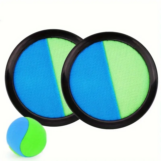 Velcro Catch Ball Game – 2 Paddle Set with Sticky Ball for Kids Outdoor Play