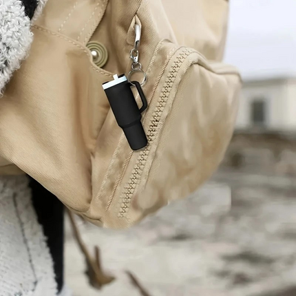 Detachable Mini Water Cup Keychain – Cute Lipstick Holder & Bag Charm for Parties or Everyday Use