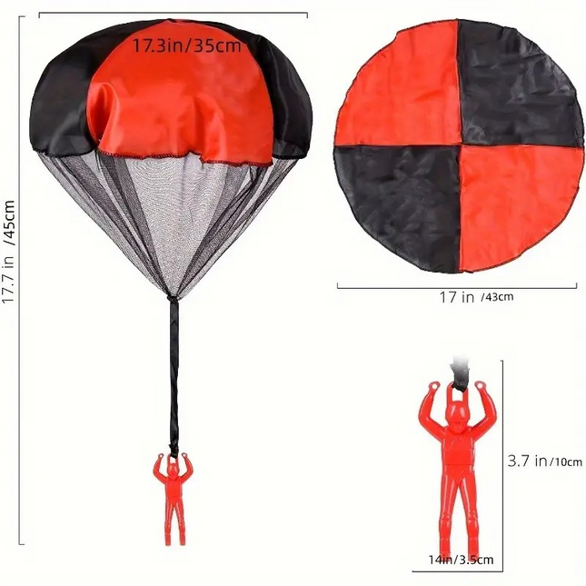 Outdoor Parachute Toys for Kids – Small Throw & Drop Toys (3-Pack)