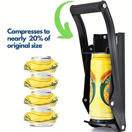 Wall Mounted Metal Can Crusher – Heavy-Duty Aluminium Can Smasher for Recycling