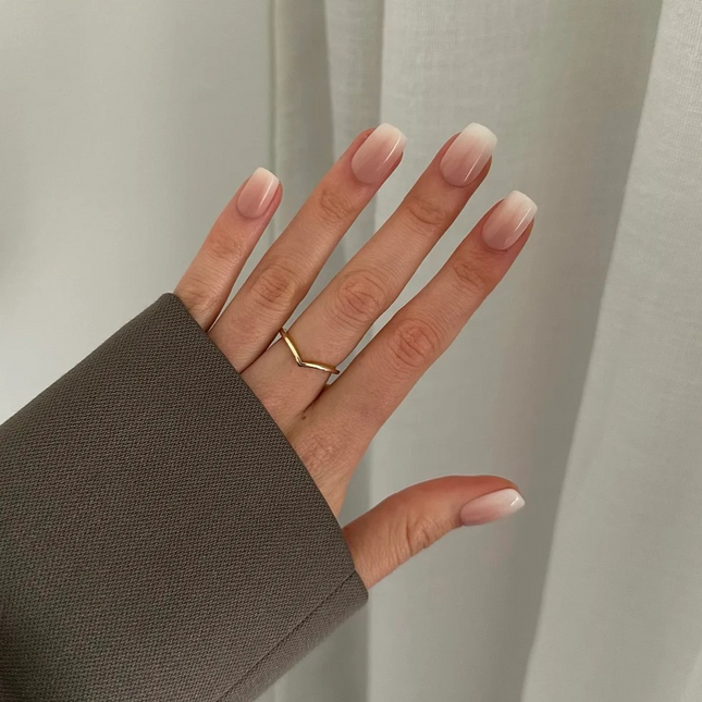ombre square press on nails by pressing nails new zealand