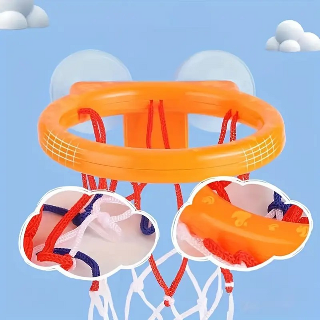 Orange Mini Basketball Hoop Set – Easy Wall-Mount Fun for All Age