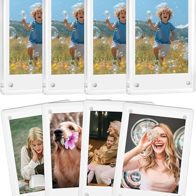 Magnetic fridge photo frames
