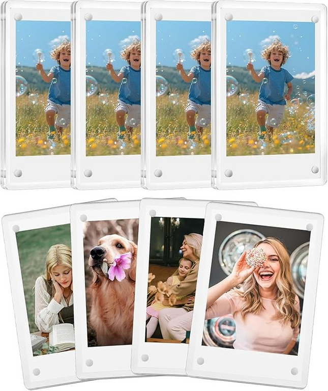 Magnetic fridge photo frames
