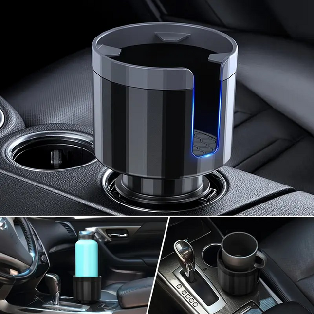 Adjustable Car Cup Holder – Expander for Large Bottles & Travel Mugs