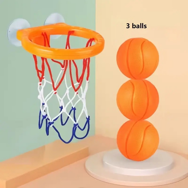 Orange Mini Basketball Hoop Set – Easy Wall-Mount Fun for All Age