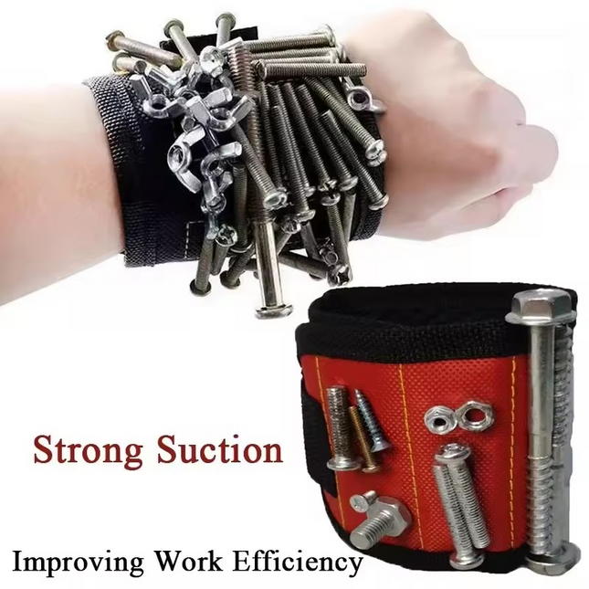 Magnetic Wristband for Holding Screws Tool Kit Belt