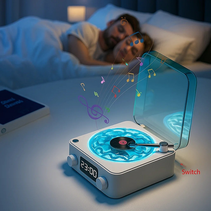 Retro glowing white noise Bluetooth machine – portable sleep sound device and relaxation gift – Lowkey.co.nz New Zealand gift store