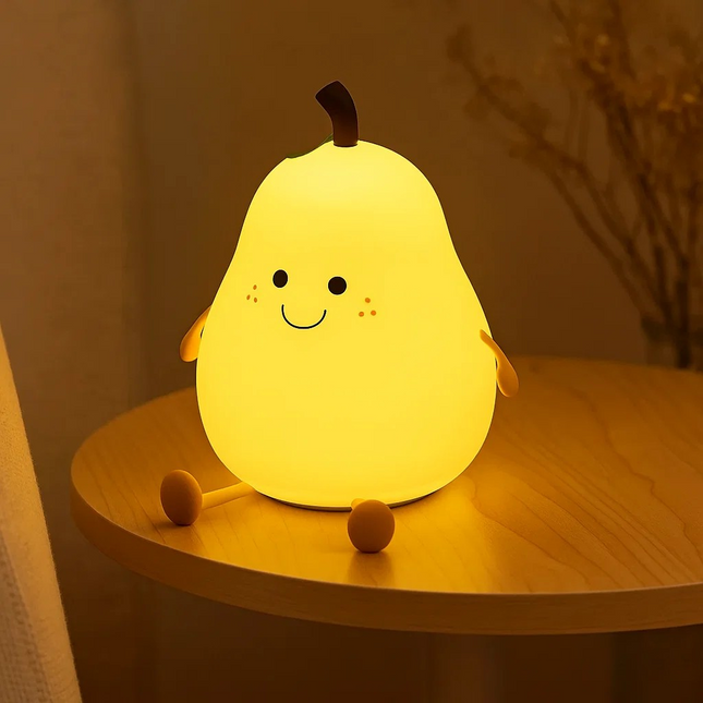 soft touch pear lamp