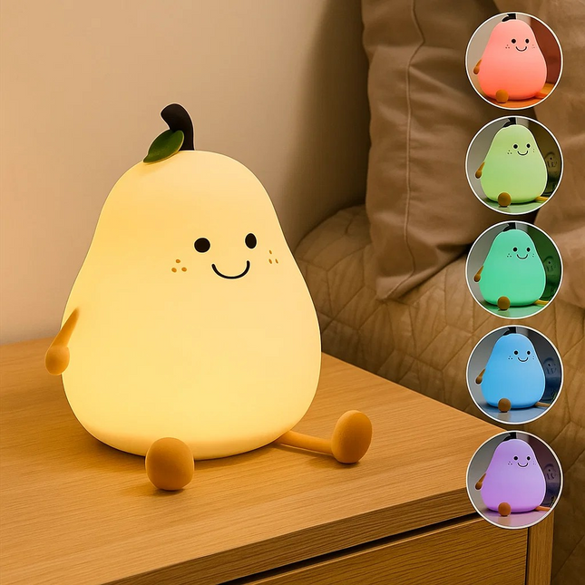 soft touch pear lamp multi colour led