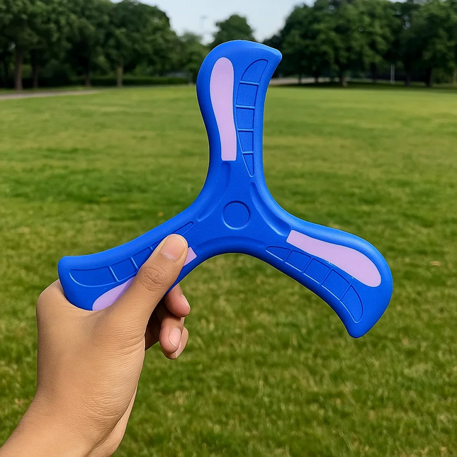 soft tri boomerang blue