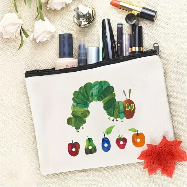 Cosmetic Travel Pouch – Fruit Print Pencil Case & Makeup Bag