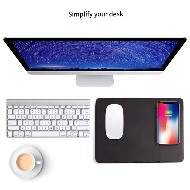 Wireless Charger Charging Mouse Pad Mat For IPhone And Samsung