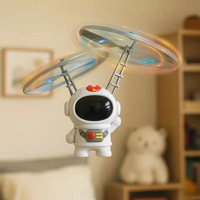 Mini Astronaut Drone – Induction Flying Spaceman Robot Toy with Hand Control & USB Charging