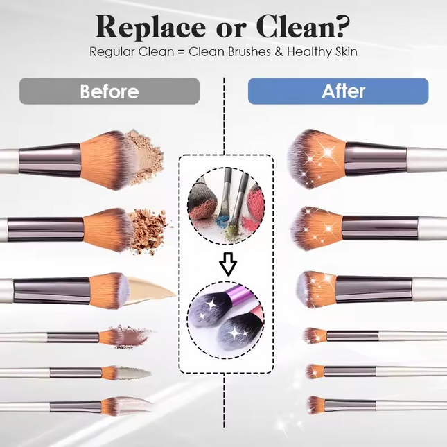 Portable USB Makeup Brush Cleaner 3 In 1