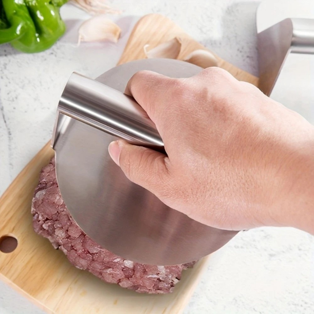 Stainless Steel Burger Press – Smash Tool for Perfect Homemade Burgers