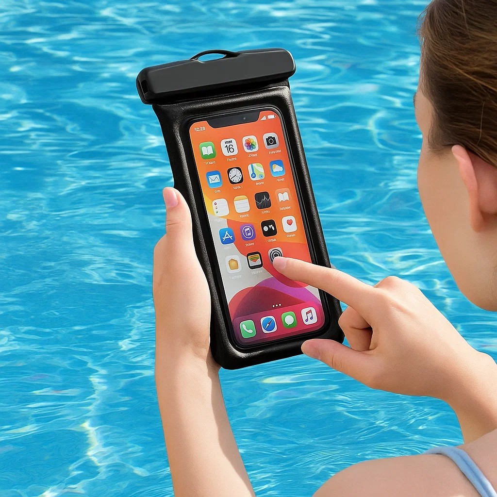 Pool Phone Cover Universal Waterproof Phone Pouch – IP68 Rated Dry Bag Case for Swimmin ...