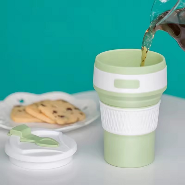Silicone Folding Water Cup Portable Travel Sports Cup