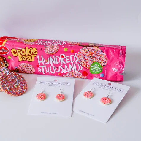 Biscuits Earrings 100s & 1000s